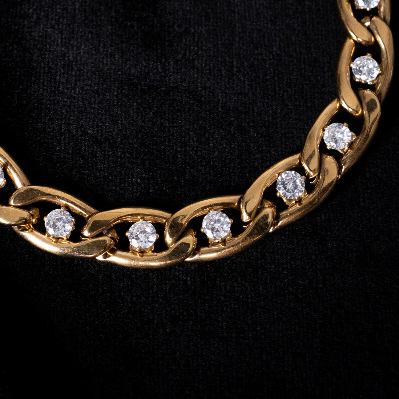 Cuban Chain Earrings + Cuban Stud Bracelet | Bundle